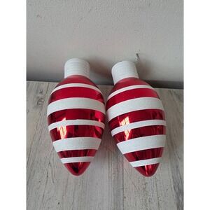 Giant light bulb glitter ornament‎ Xmas hanging decor red sparkle Pier 1?